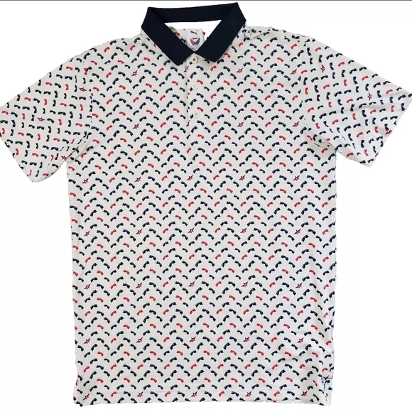 Puma Other - Puma Small Golf Patterned Polo Shirt NEW